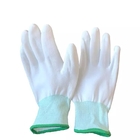 PU Electronic Work Anti Static Esd Glove With PVC Dot Coated