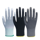 Anti Static Gloves Hand Protection Working Safety Carbon Fiber 13g Knitting