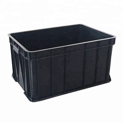 Various Size Black Durable Circulation ESD Storage Box For Electronic Components