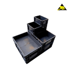 ESD Tray Conductive Component Container Bin Antistatic Circulation Box Esd Shipping Trays Cleanroom Esd Box