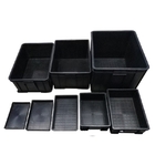 Esd Compartment Box Circulation Carton Box For PCB Black Electronic ESD Plastic Anti Static Package And Storage Accept