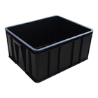 Small ESD Safe Plastic Boxes 350*265*125mm Anti Static Bin Glossy Lamination