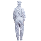 Electronic Industry White Anti Static Garments ESD Lab coats Stand Collar