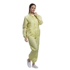 Cleanroom Elastic Cuff Anti Static Garments OEM ESD Safe Clothing