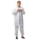 Cleanroom Dustproof Anti Static Garments ESD Workwear 5mm Grid