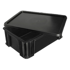 SMT Rack Black PCB Storage ESD Safe Plastic Boxes Bins Glossy Lamination