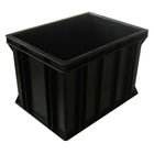 Electronic ESD Safe Plastic Boxes SMT Rack Black PCB Packaging Boxes