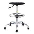 Stainless Steel Anti Static Lab Chair ESD Adjustable Swivel Cleanroom Chair