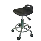 ESD Adjustable Anti Static Lab Chair Office Metal Stool Chair With High Back