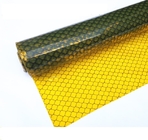Black ESD Grid Curtain Vinyl Honeycomb Mesh Transparent Cleanroom Sheet Film