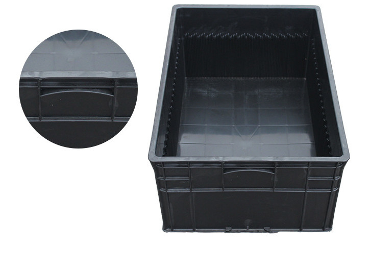 Industrial Anti Static ESD Safe Box Conductive Plastic Bin Container Tote