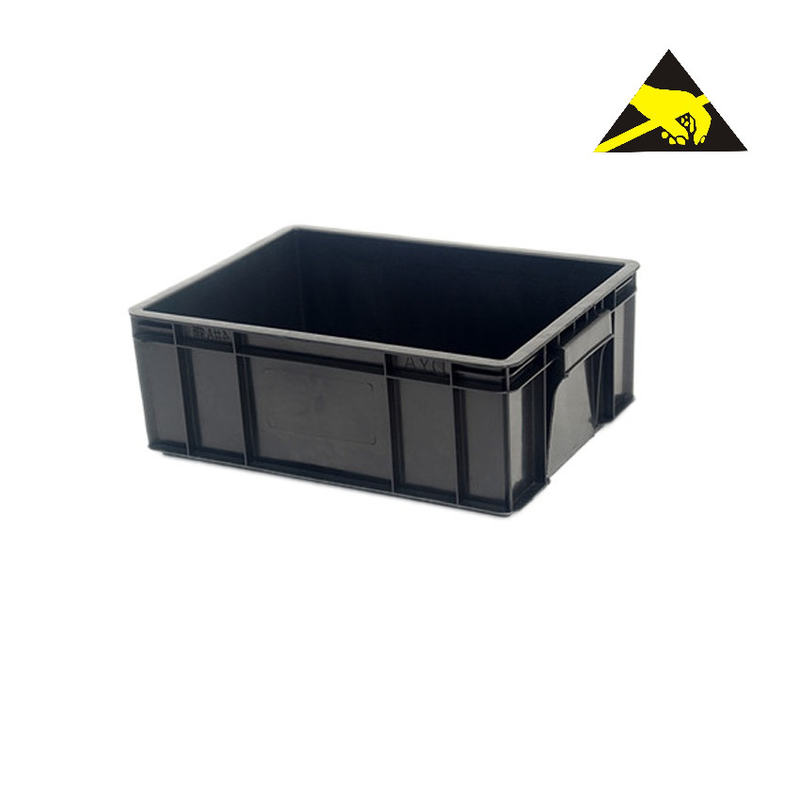 Competitive Wholesale Price Anti-Static Cleanroom Box Antistatic Conductive Esd Pcb Tray Esd Safe Bins With Dividers