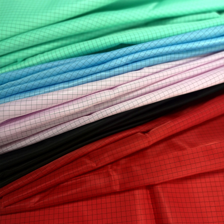 Industrial Conductive Anti Static ESD Fabrics 380gsm Lining Fabric