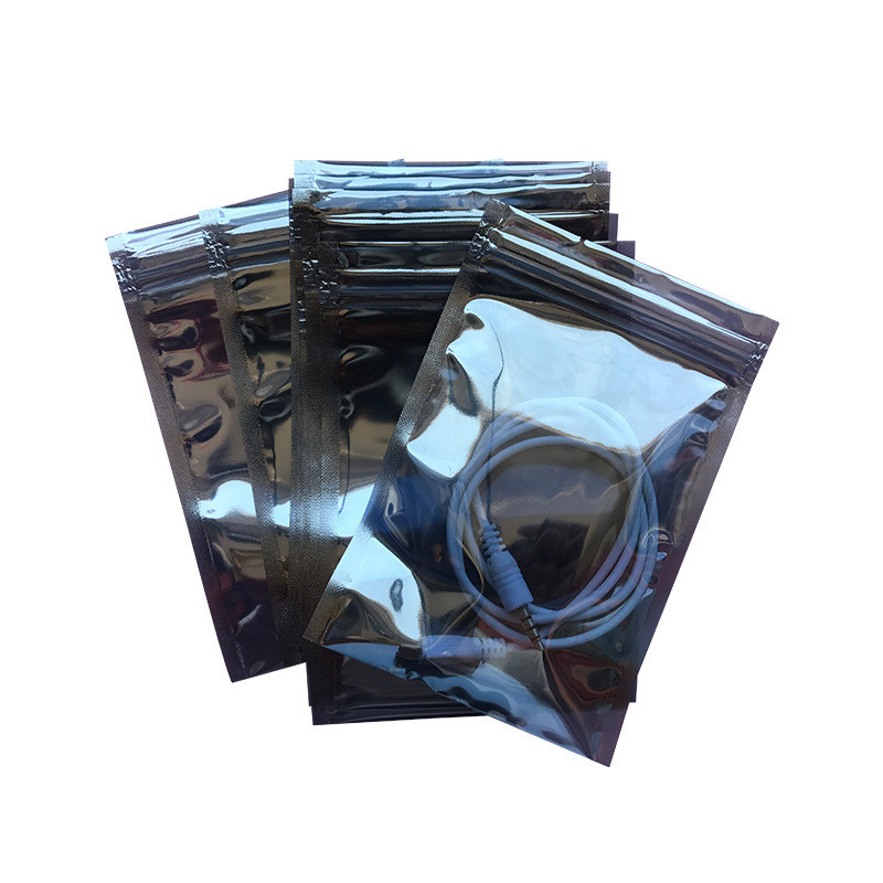 Anti Static ESD Bags Shielding Poly Vacuum Bags With Zip Lock Open Top