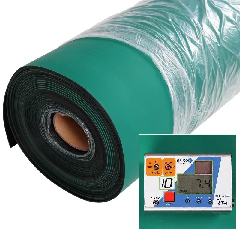 Rubber Bench ESD Table Mat  Floor Mat Roll For Industrial Clean Room