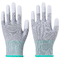 Led Industry Conductive Electronics Working Antistatic Top Fit ESD Gloves PU Fingertip Coated