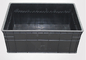 Various Size Black Durable Circulation ESD Storage Box For Electronic Components