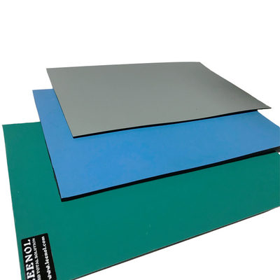Blue Black Grey Green ESD Rubber Mat For Electronic Assembly 120cm X 90cm