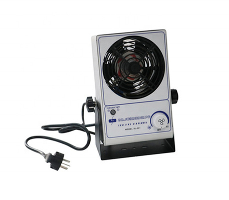 220V 50Hz Horizontal Quickly Bench Top ESD Ionizer Fan Shock Protection